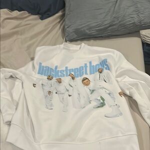 Backstreet Boys White Sweatshirt